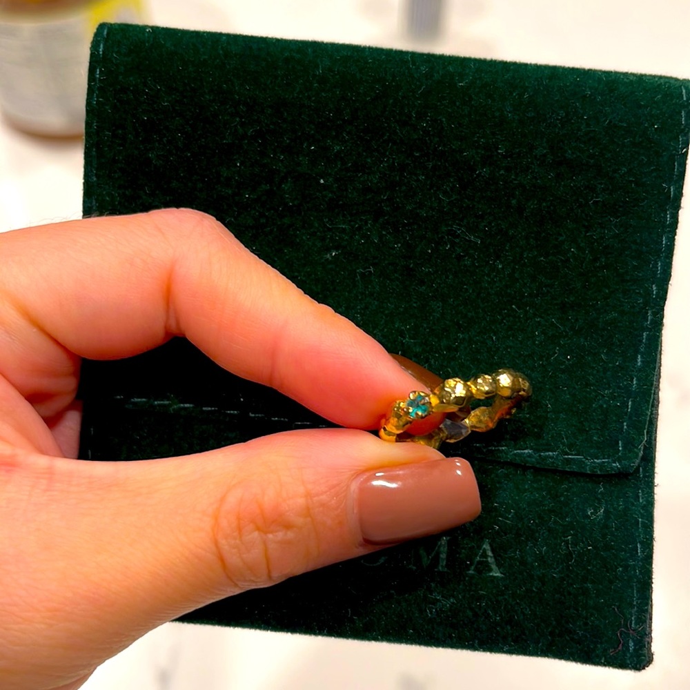 fedoma emerald ring #US 5